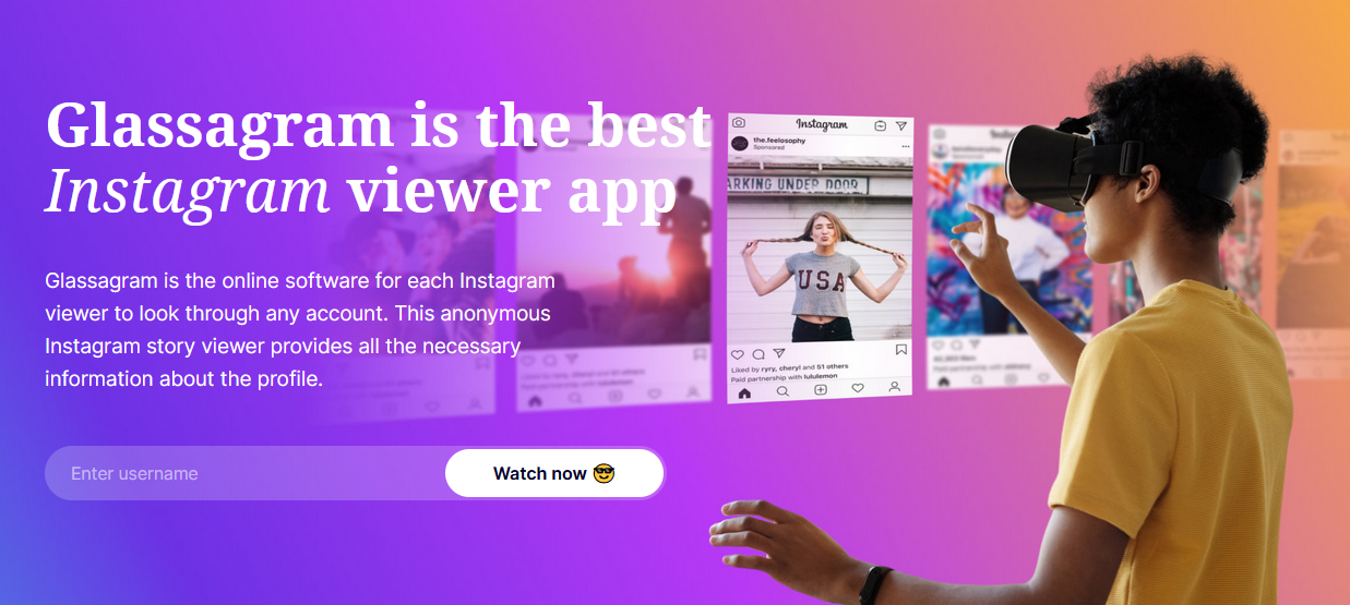 Glassagram Review 2022 - Top Instagram Story Viewer - Social Positives